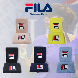 Fila Collection ฟีล่า ผ้ารัดข้อมือ อุปกรณ์สำหรับเล่นกีฬา Wristband Player2PK WBV2207TP650009 / AWWBVR23Q101U (390)