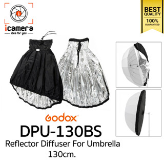 Godox DPU-130BS 130 cm. Silver-Black Reflector Diffuser For Umbrella ดิฟฟิวเซอร์สะท้อนแสง สีเงิน-ดำ (For UB-130D )