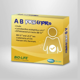 AB Pre&amp;Pro เมก้าวีแคร์เอบีพรีแอนด์โพร [10 ซอง]