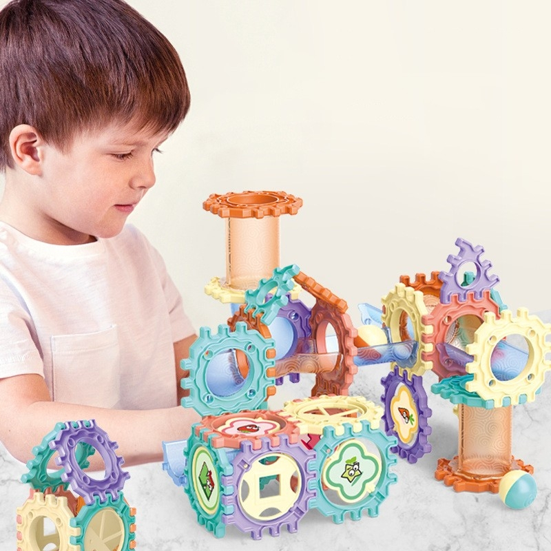 FS360 GY555 เกมบอลแทรค สามารถประกอบได้หลายแบบมีสติกเกอร์ ประกอบง่ายเพื่อการเรียนรู้เด็ก