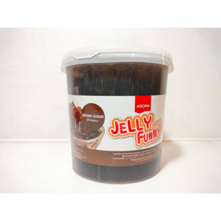 ท็อปปิ้ง เจลลี่ Brown Sugar Jelly ขนาด 3.1kg. ตราAROMA