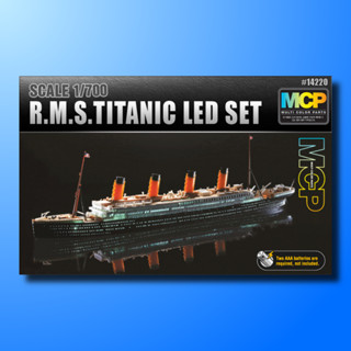 ACADEMY 1/700 R.M.S. TITANIC + LED SET / โมเดลเรือ ไททานิค ( เปิดไฟได้ ) แต่ปิดใจจากเธอไม่ได้ แฮร่