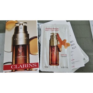 Clarins Double Serum ขนาดทดลอง 0.9 มล. ดับเบิ้ลเซรั่ม คาแรง