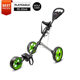 [11GOLF] รหัสสินค้า PE-0064 PLAYEAGLE รถลากถุงกอล์ฟ 3 ล้อ