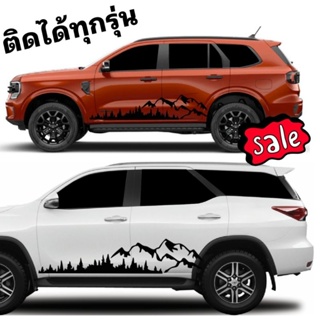 สติกเกอร์ลายภูเขา สติกเกอร์แต่งรถ ford Everest สติกเกอร์ติดรถ pajaro sport