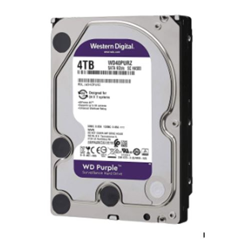 WD  HDD 4 TB Purple Harddisk (สีม่วง)