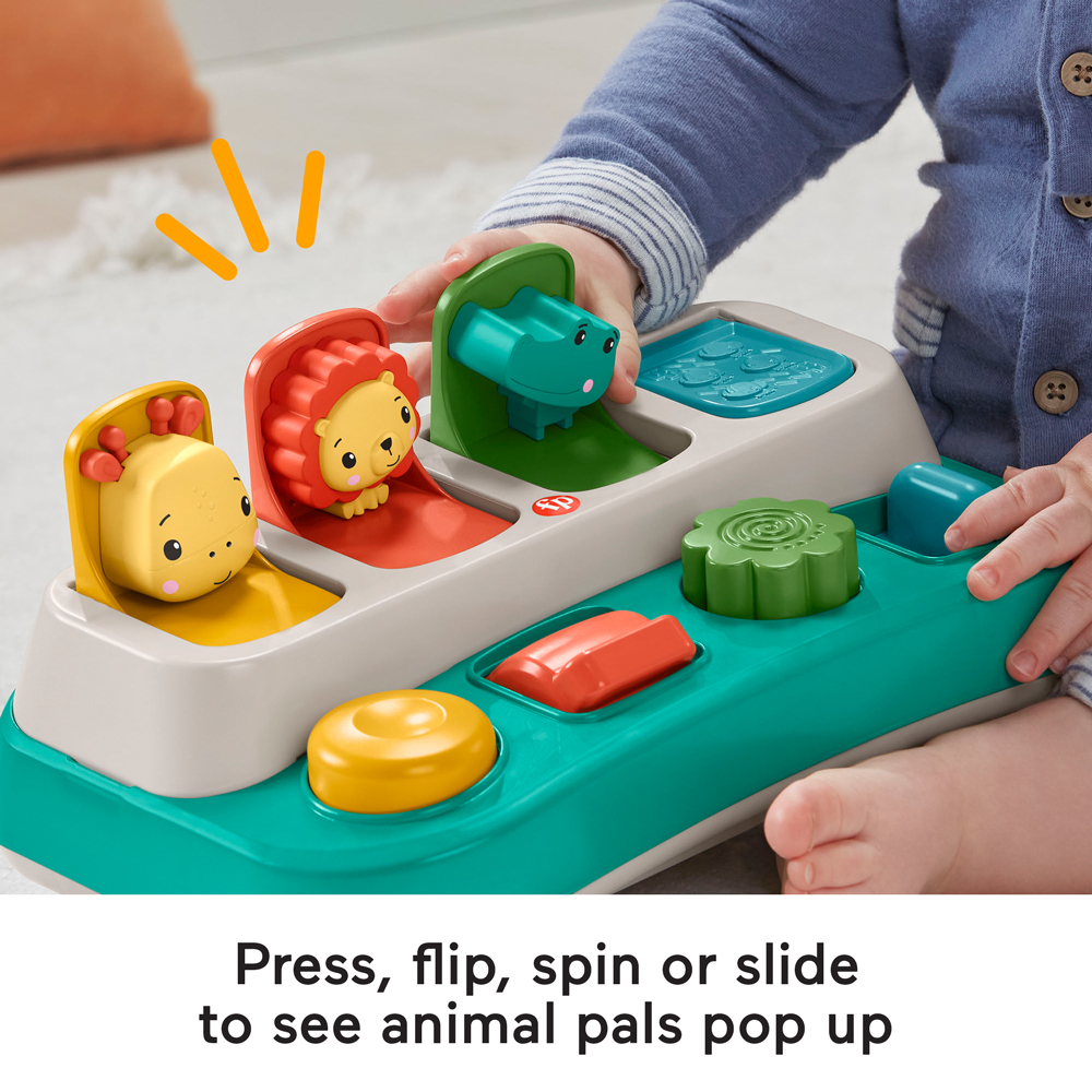 Fisher-Price صندوق مفاجآت Busy Buddies ‏HLM54 — صورة 6