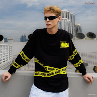 VATANA เสื้อแขนยาว พิมพ์ลาย MARVEL CAUTION | Sweatshirt