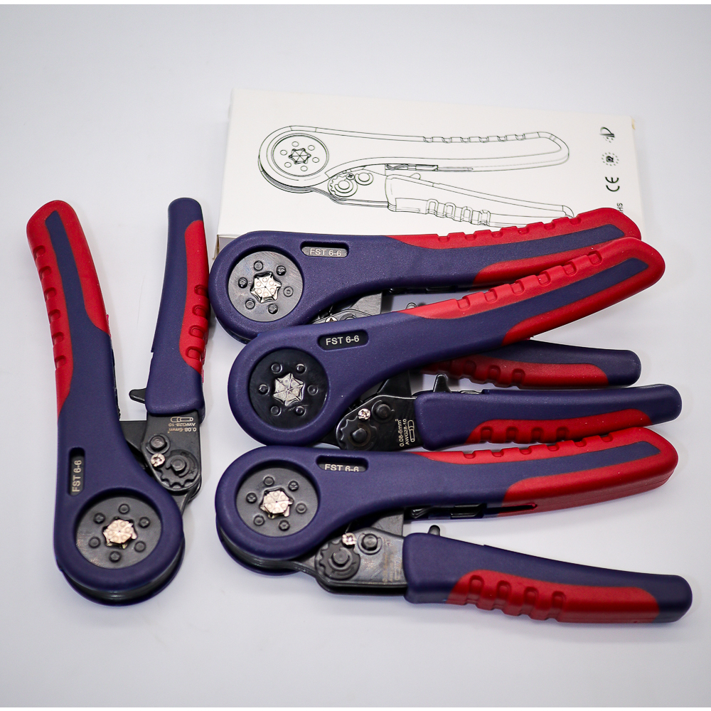 คีมย้ำหางปลาคอร์ดเอ็น สายไฟฟ้า สายคอนโทรล คีมย้ำหางปลาคอร์ดเอ็น FST4 / FST6 ((จัดส่งสินค้าทุกวัน จัด