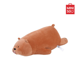 MINISO ตุ๊กตา ตุ๊กตาหมอนข้าง ตุ๊กตาแบบนอน ตุ๊กตานุ่มนิ่ม We Bare Bears