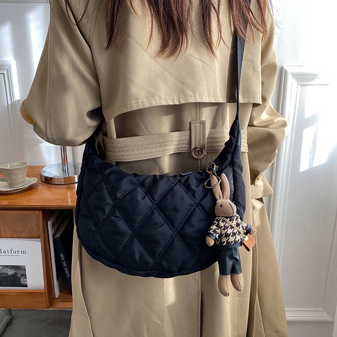 ส่งด่วน GUCSELECTED(B1876) กระเป๋าสะพายข้างผ้าโพลีเอสเตอร์มี2สี น้ำหนักเบา ราคา ถูกที่สุด ดีลบีเคเค แกลเลอรีภาพที่ 6