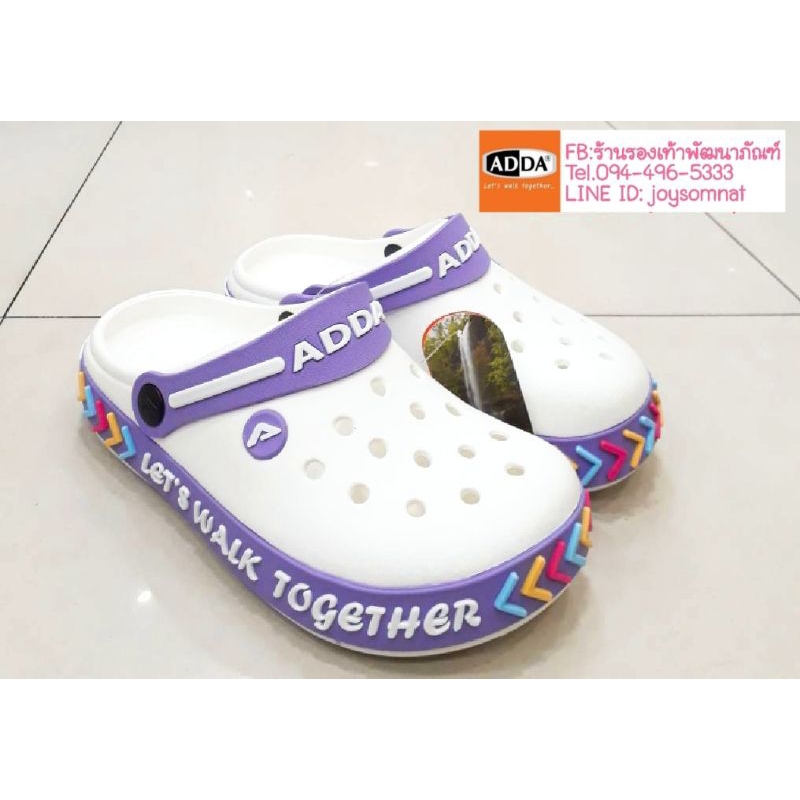 ADDA รวมหลายรุ่น รองเท้าหัวโตแอดด้า นิ่ม ไม่ลื่น เบอร์4-6 55u18 52731 52730