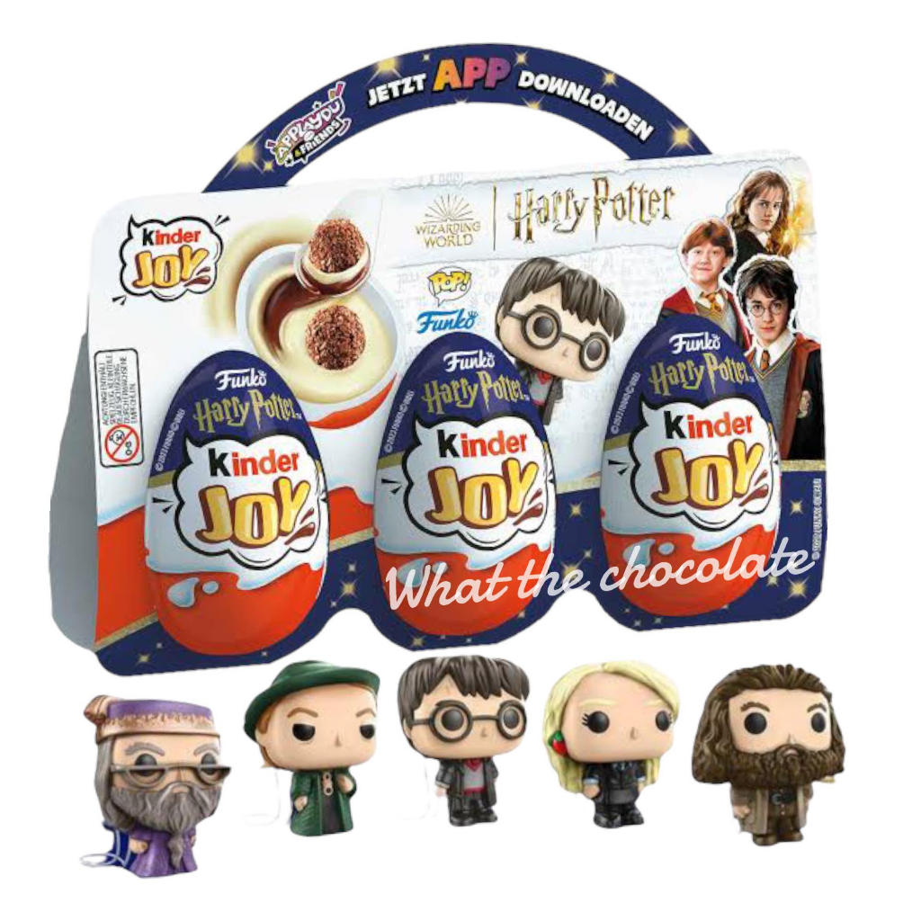 Harry Potter X Kinder Joy คินเดอร์จอยแฮรี่พอตเตอร์ (แพค 3 ลูก)