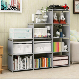 GIRL. ชั้นวางของ ห้องนั่งเล่น ในครัว  วางหนังสือ  DIY ปรับเปลี่ยนรูปทรงได้ - Z