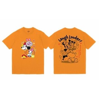 เสื้อDisney ลาย Minnie&amp;Daisy สีส้ม🍊 (MKX-064)