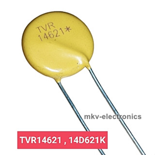 (1ตัว) 14621 , TVR14621 , 14D621K , 621-14 ใช้แทนกันได้ Varistor ป้องกันไฟเกิน620V 14mm.(รหัสสินค้า M03347)