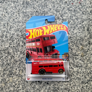 รถเหล็กรถบัส Hotwheels Trouble Decker