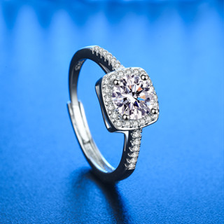 แหวน Crystal Square Diamond Ring เครื่องประดับ แฟชั่น