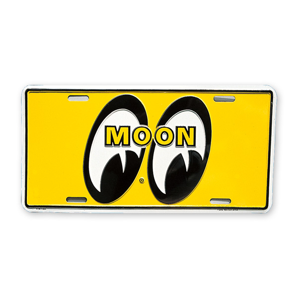 F.B.D MOONEYES California Steel License Plates Yellow Eyes [MG081EQ]ป้ายทะเบียน