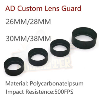 AD Custom Lens Guard แผ่นโพลีคาร์บอเนต ป้องกันจอดอท กล้อง ไฟฉาย