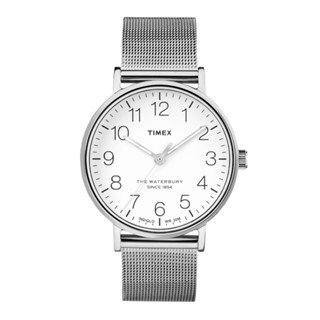 Timex TW2R25800 Waterbury Classic นาฬิกาข้อมือผู้ชาย สายสแตนเลส Silver หน้าปัด 40 มม.