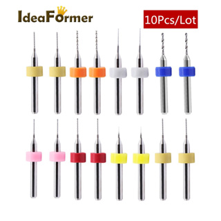 10 pcs Nozzle Cleaning Drill Bits 0.2/0.3/0.4/0.5/0.6/0.8/1.0/1.2mm for 3D Printer Nozzle Cleaning MK Mendel Reprap