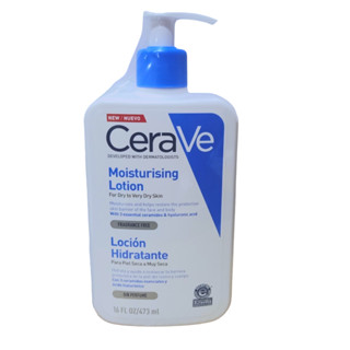 CERAVA Moisturising Lotion 473 ml เซราวี มอยซ์เจอร์ไรซิ่ง โลชั่น สูตรสำหรับผิวธรรมดา-แห้ง7100