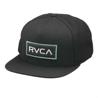 RVCA RECTANGLE SNAPBACK HAT Black