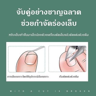 กรรไกรตัดเล็บ ปลายโค้งแหลม สแตนเลส กรรไกรตัดเล็บขบ