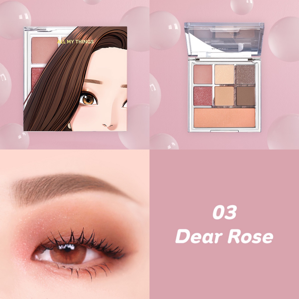 พร้อมส่ง all my things x true beauty - eyeshadow palette