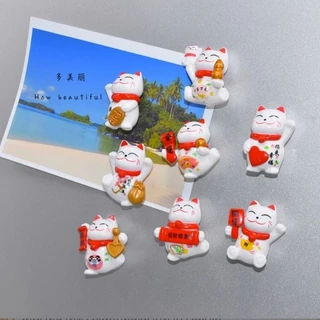 Cat Magnet ตุ๊กตาแมวแม่เหล็ก หัวหมุนได้ มี 18แบบ แม่เหล็กติดตู้เย็น ติดบอร์ด