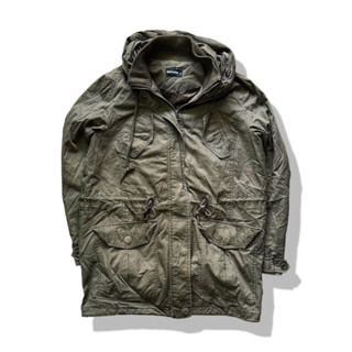 Edwin Hooded Military Parka Jacket รอบอก 43”