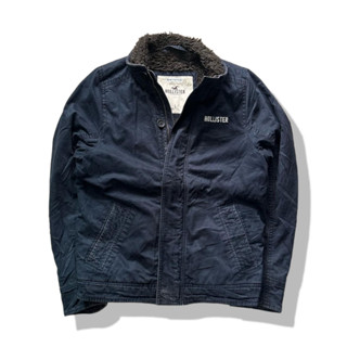 Hollister Navy Blues Full Zipper Jacket รอบอก 44”