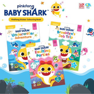 Pinkfong Baby Shark Sticker Colouring Book