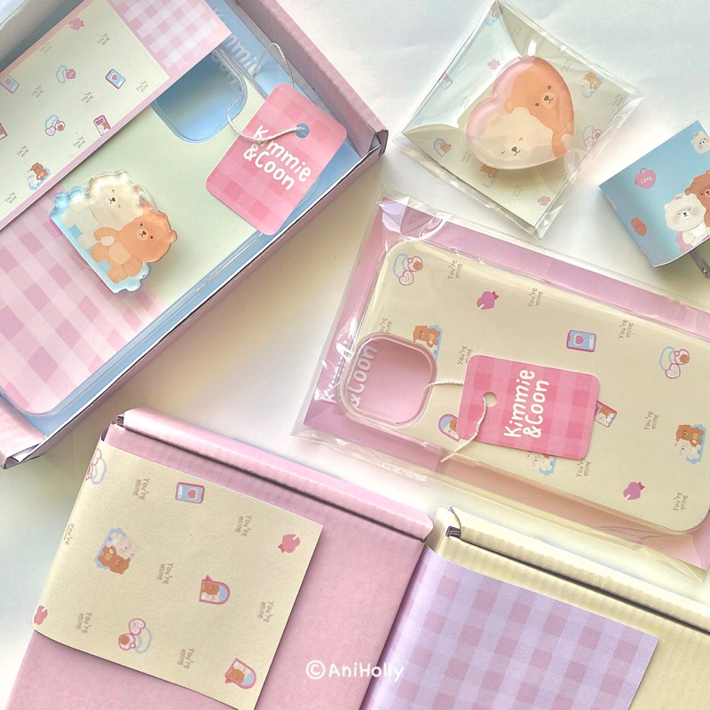 kimmie&Coon  case set สอบถามรุ่นมือถือก่อนได้ค่ะ