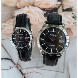 นาฬิกาคู่รัก Casio รุ่น MTP-V004Lและ LTP-V004L นาฬิกาสายหนัง…