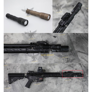 ไฟฉาย Modlite รุ่น WML PLHv2-18650 (รุ่นยาว) (หลอดLED) (Modlite WML PLHv2-18650 Light) (Weapon Mounted Light)  ● ข