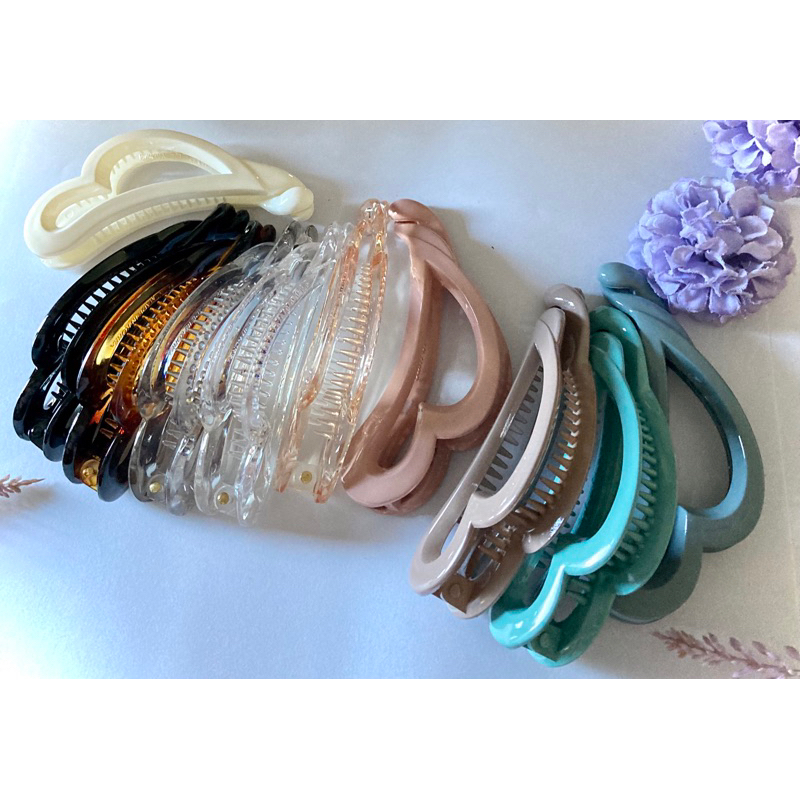 กิ๊บหนีบผม นำเข้าจากเกาหลี 🇰🇷ของแท้ รุ่นหัวใจ 10 cm คุณภาพดี สำหรับหนีบผมทรงหางม้า  ทนทาน Made in Korea