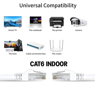 XLL สายLAN CAT6 UTP cable สำเร็จรูปพร้อมใช้งาน มีหลายสี ยาว 1-10เมตร