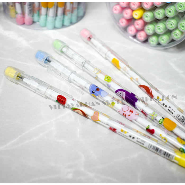 ดินสอเปลี่ยนไส้ ดินสอต่อไส้  ดินสอหัวมียางลบ(กระปุก) - รูปที่ 2