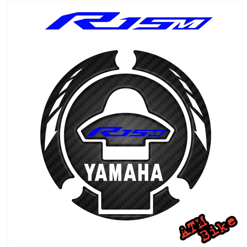 กันรอยฝาถัง YAMAHA รุ่น R15M - สีน้ำเงิน #r15m #ของแต่งr15m #r15mของแต่ง #กันรอยฝาถังr15m