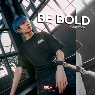 เสื้อยืด oversize คอลเลคชั่น Be Bold  (black)