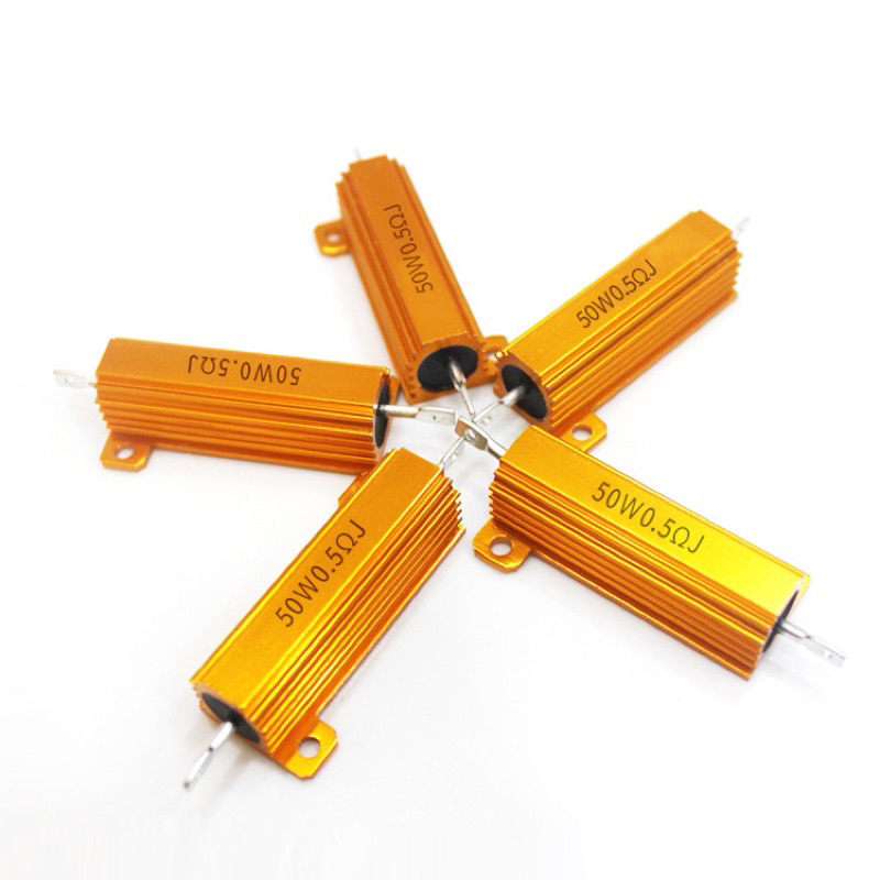 r50w พร้อมส่ง! Resistor 50W 0.1 Ohm-22 Ohm งานไต้หวัน ส่งทุกวัน