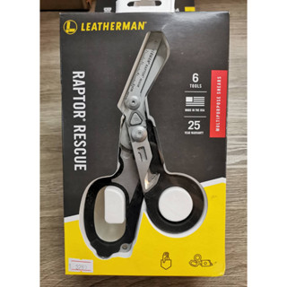 Leatherman Raptor Rescue 6 Tools เครื่องมืออเนกประสงค์ ของหน่วยกู้ภัย พกพาง่าย เป็นกรรไกรได้ by Jeep Camping