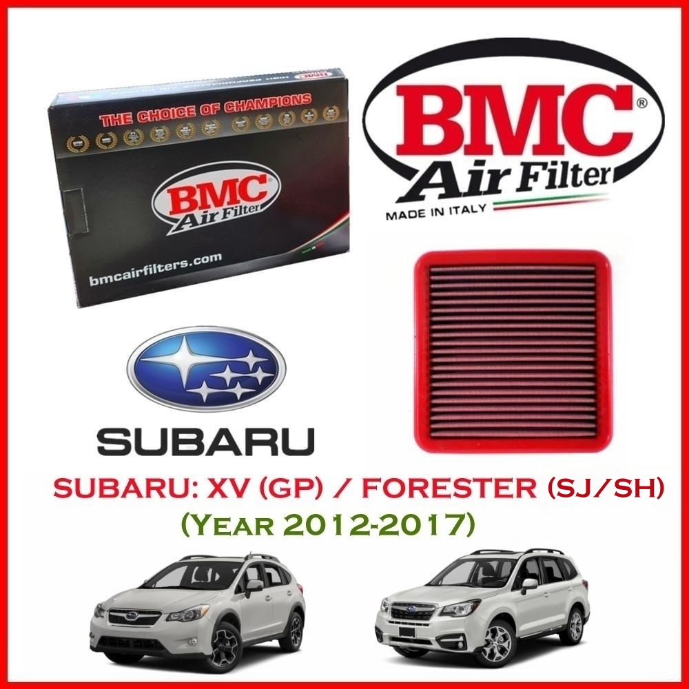 BMC Airfilters® (ITALY)🇮🇹 กรองอากาศแต่ง สำหรับ [Subaru:XV (GP) / Forester (SJ/SH) ปี 2012-2017 ]