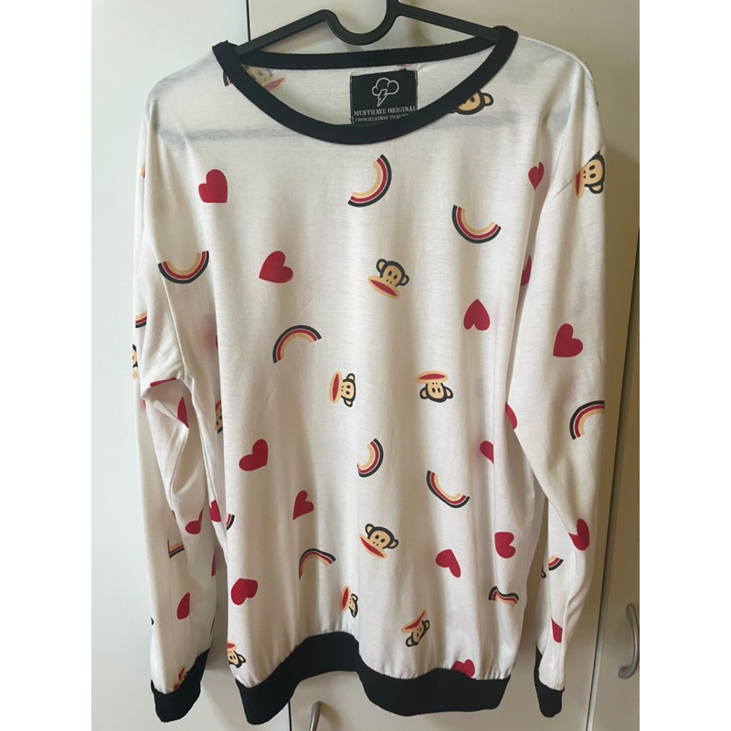 ส่งต่อ เสื้อยืดเเขนยาว ลาย Paul Frank