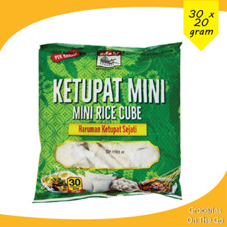 Ketupat Mini Adabi 30pcx20gram RIce cube Adabi x 2 pack