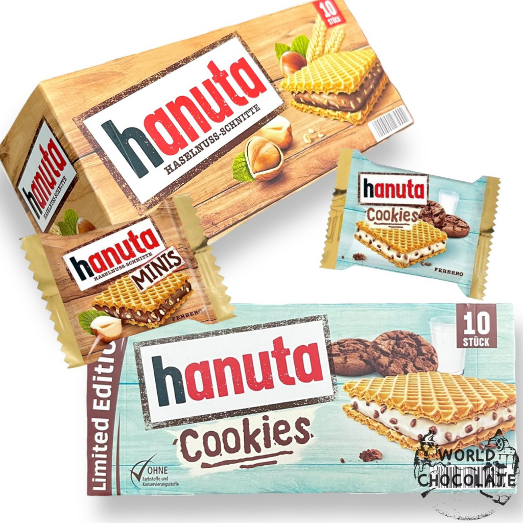 Hanuta wafers บิสกิต 2 เเบบจากเยอรมัน