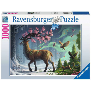 พร้อมส่ง-จิ๊กซอว์ Deer of spring กวาง 🦌แบรนด์ Ravensburger jigsaw puzzle 1000 ชิ้น