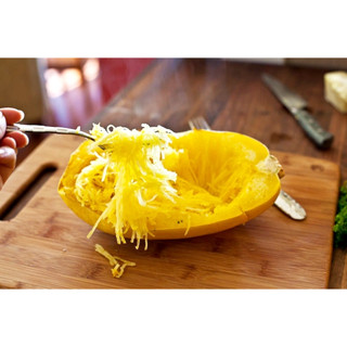 🔥เข้าใหม่ เมล็ดฟักทองสปาเก็ตตี้ - Spaghetti Squash ต้องปลูกแล้ว เป็นเส้นๆอร่อยมากคะ